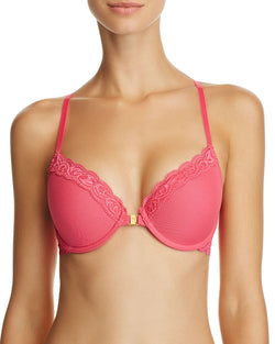 Natori Feathers Front Close T-back Bra Raspberry Sorbet thumbnail 1