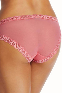 Natori Feathers Low Rise Sheer Hipster in Rose Glow thumbnail 4