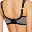 Natori Grey/Black Bliss Yogi Contour Convertible Sports Bra