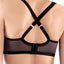 Natori Grey/Black Bliss Yogi Contour Convertible Sports Bra