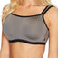 Natori Grey/Black Bliss Yogi Contour Convertible Sports Bra