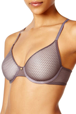 Natori Gunmetal/Ivory Paradox Geometric Lace Bra thumbnail 2
