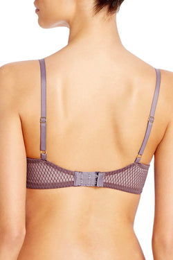 Natori Gunmetal/Ivory Paradox Geometric Lace Bra thumbnail 3