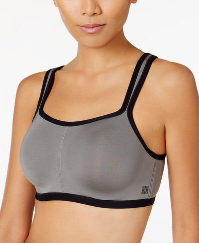 Natori High-impact Yogi Contour Convertible Full Coverage Sports Bra 731050 Grey/Black