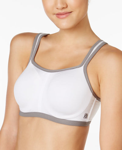 Natori High-impact Yogi Contour Convertible Full Coverage Sports Bra 731050 White/Grey