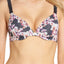 Natori India-Ink/Night-Flower Printed Pure-Luxe Underwire T-Shirt Bra
