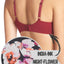 Natori India-Ink/Night-Flower Printed Pure-Luxe Underwire T-Shirt Bra