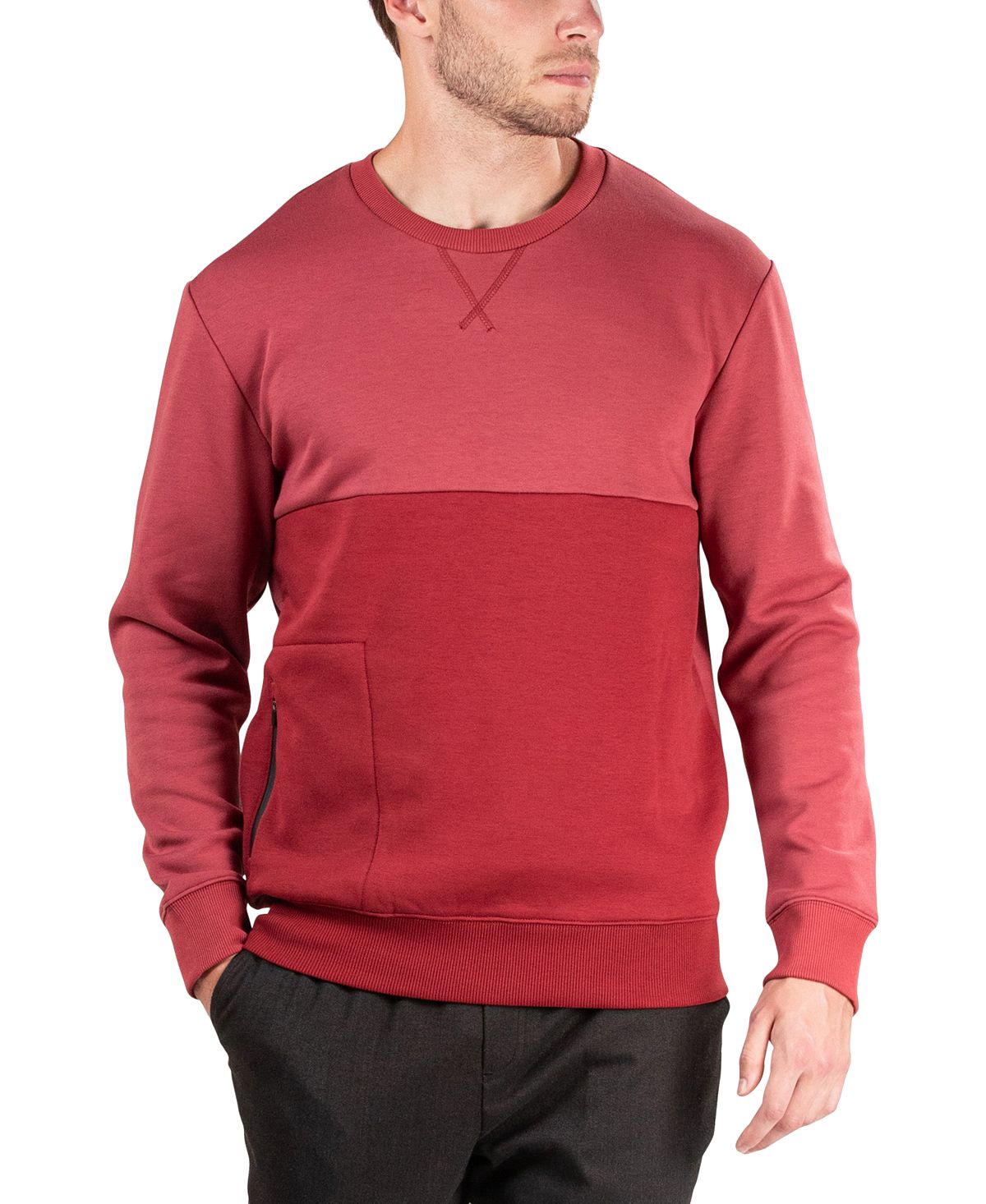 Natori Isamu Tonal Pullover Sweater Syrah