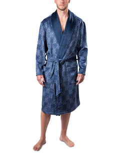 Natori Kasem Medallion Robe Medallion Dress Blues thumbnail 1
