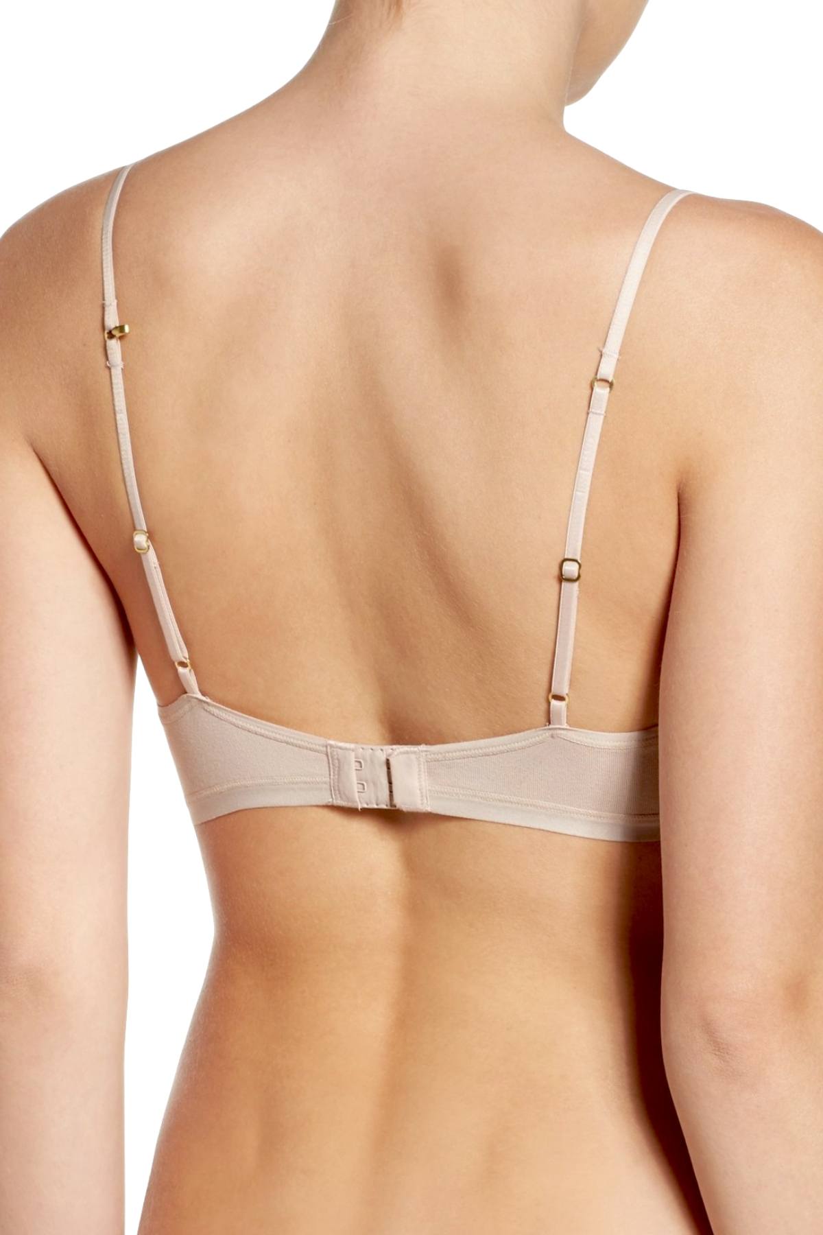 Natori Light-Mocha/Nude Understated Contour Plunge Convertible Bra