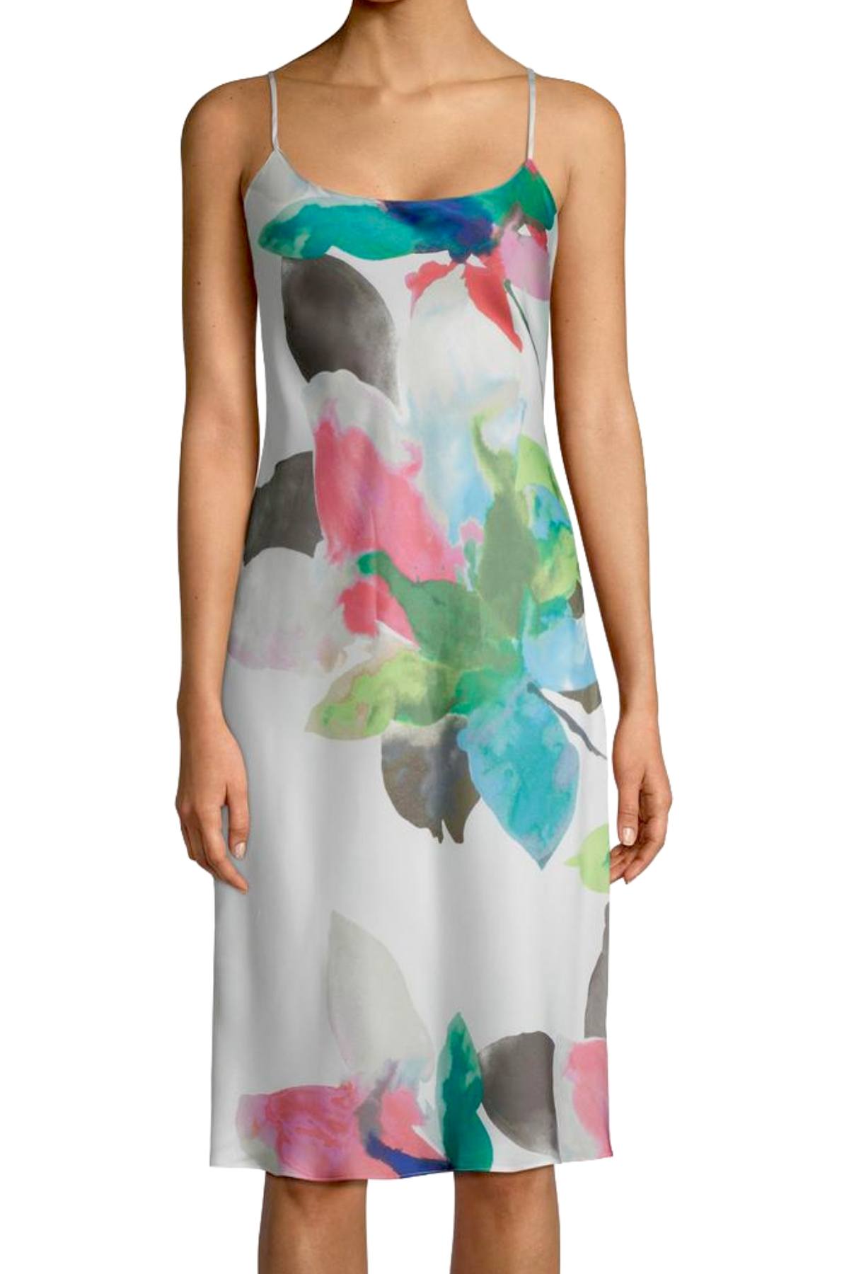 Natori Multi-Color Water-Lily Slip/Chemise