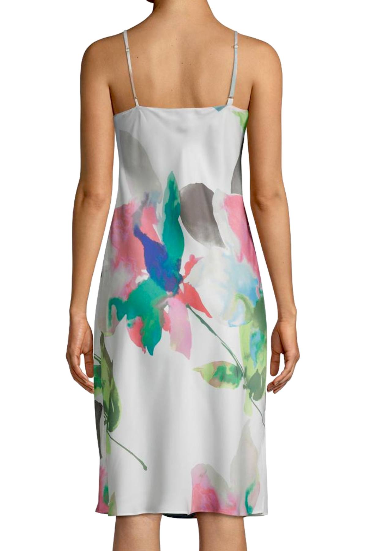Natori Multi-Color Water-Lily Slip/Chemise