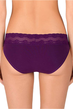 Natori Purple Orchid Bliss Perfection Lace Waist V-Kini thumbnail 3