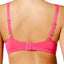 Natori Raspberry/Pink Pure Luxe Embroidered-Strap Custom Coverage Contour Bra