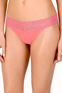 Natori Rose-Glow Bliss Perfection Lace-Waist V-Kini thumbnail 3