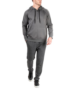 Natori Sathya Relaxed-fit 1/4-zip Pajama Hoodie Volcanic Ash thumbnail 3