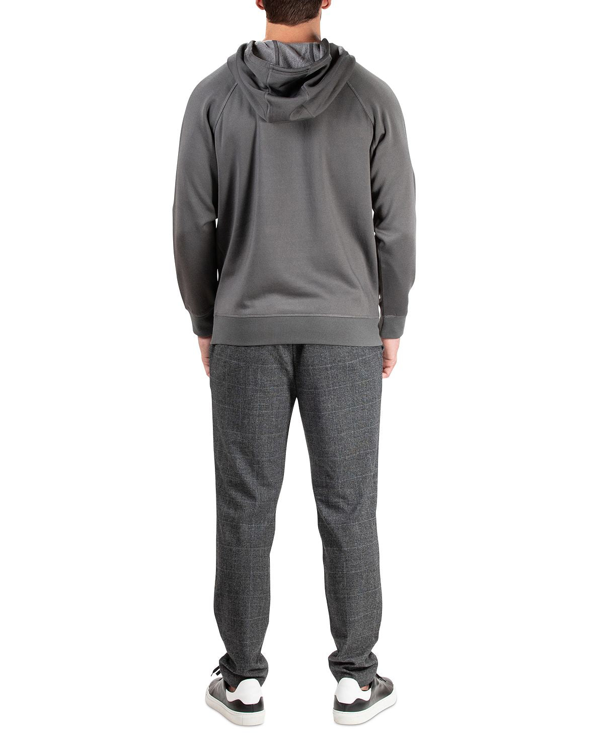 Natori Sathya Relaxed-fit 1/4-zip Pajama Hoodie Volcanic Ash