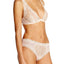 Natori Tulle/Cashmere Feathers Wireless Sheer Lace Bra