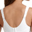 Natori White Cotton Underwire Sports-Bra