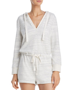 Natural Skin Tori Romper in Ivory/Grey thumbnail 2