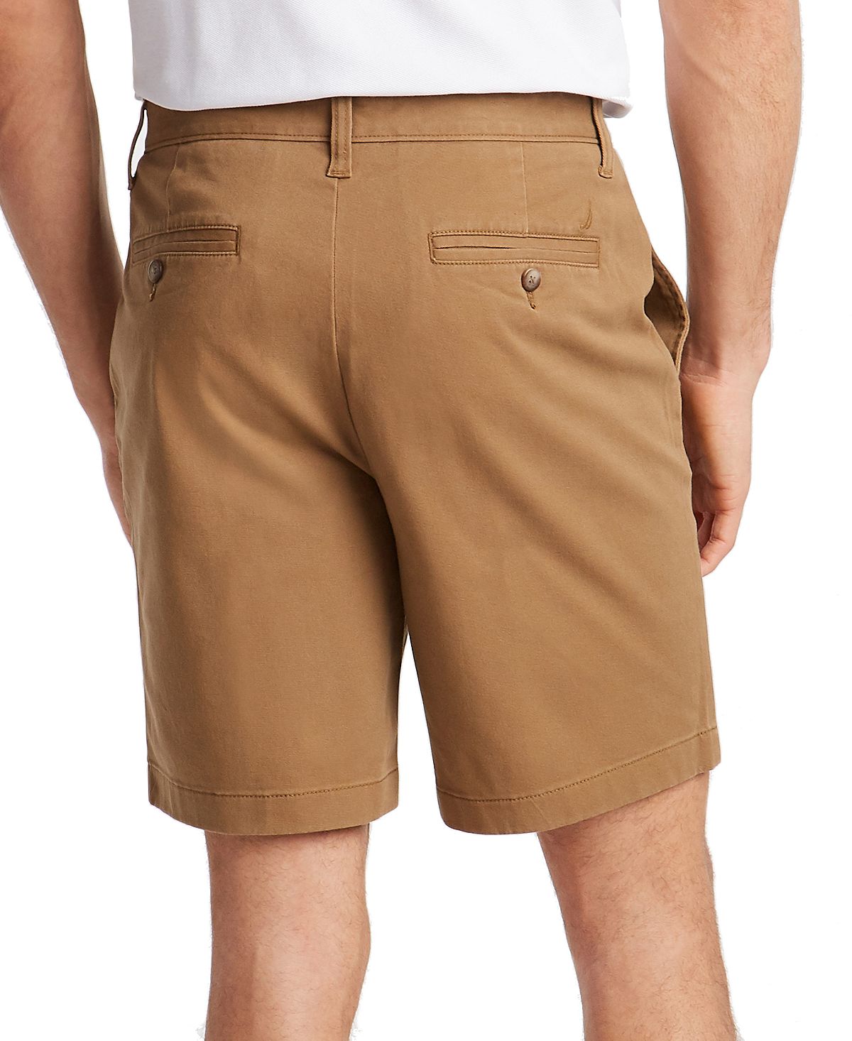 Nautica 8.5" Stretch Classic-fit Deck Shorts Oyster Brown