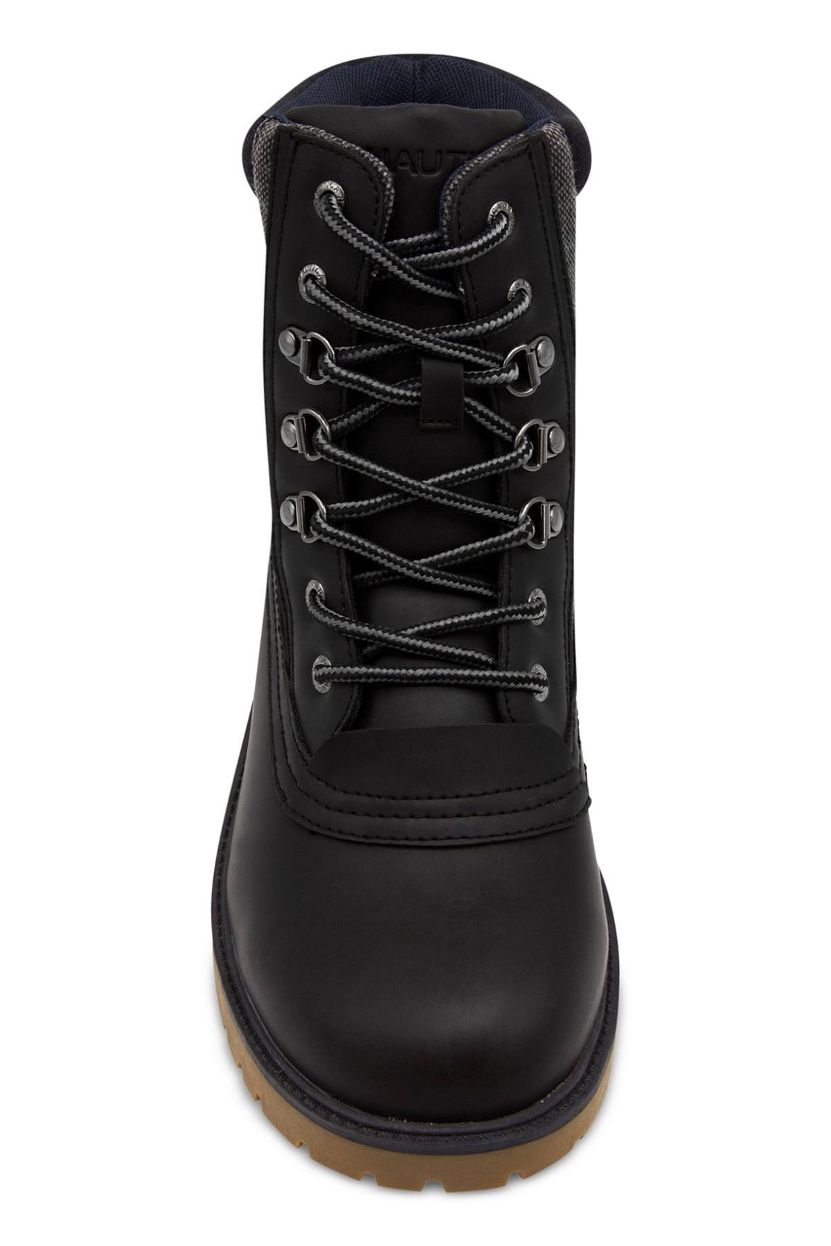 Nautica Black Forecastle Lace-Up Boot – CheapUndies