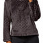 Nautica Charcoal-Grey Plush Textured Lounge Top