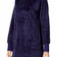 Nautica Eclipse Plush Textured Hooded Sleep Shirt