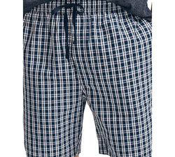 Nautica Gray Plaid Pajama Shorts Navy thumbnail 4