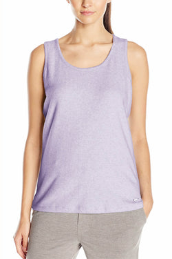Nautica Heather-Lavender Sweater-Knit Lounge Tank thumbnail 1