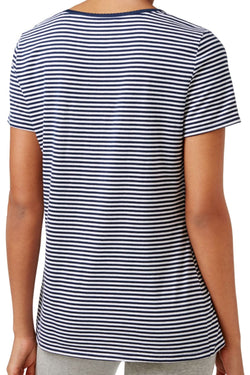 Nautica Maritime-Navy Striped Lounge Tee thumbnail 2