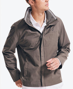 Nautica Men’s Classic Lightweight Hooded Bomber Jacket Hillside Olive thumbnail 1