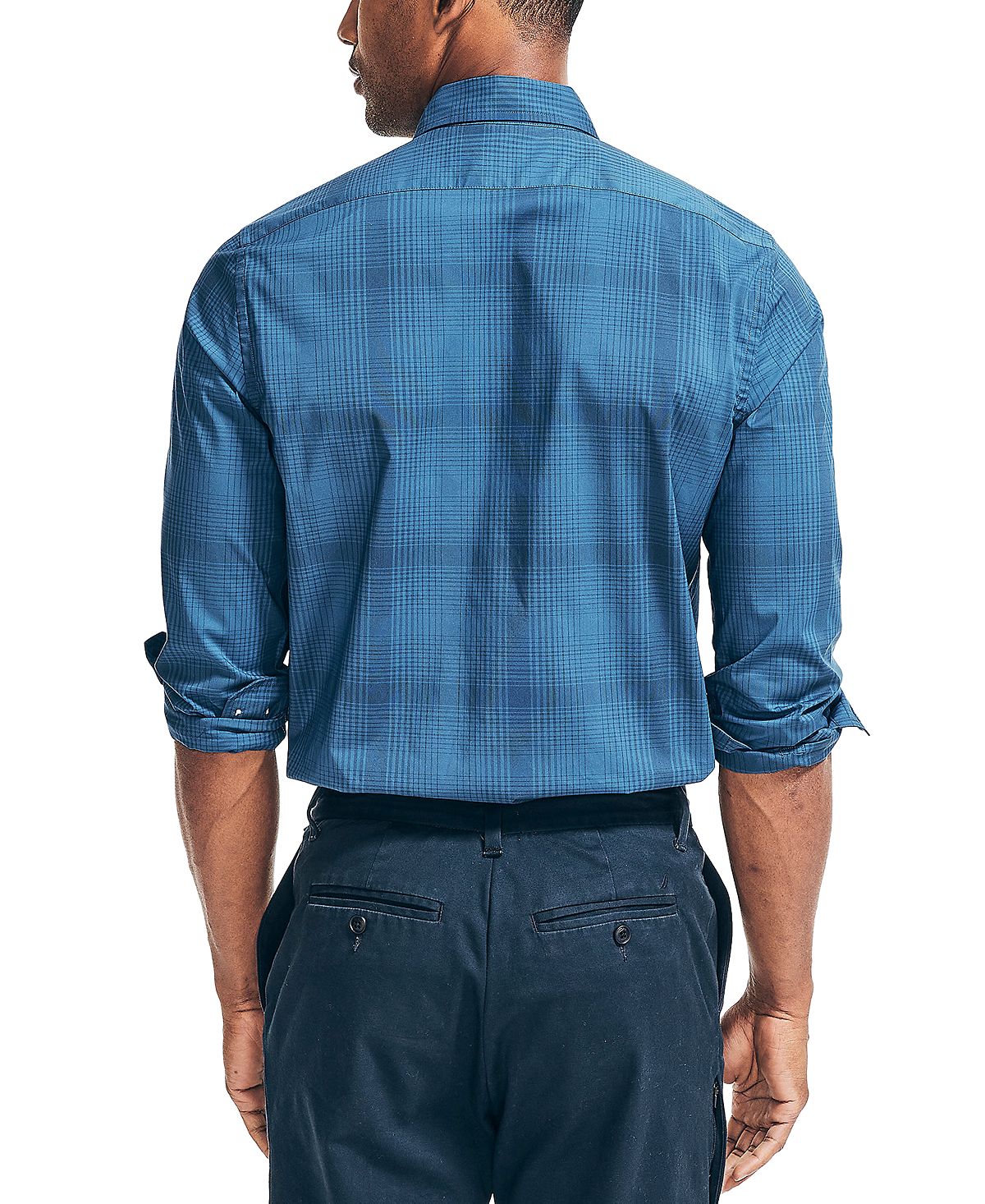 Nautica Navtech Moisture-wicking Performance Stretch Plaid Shirt Under Current