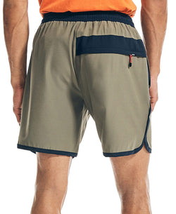 Nautica Navtech Performance 8" Stretch Drawstring Shorts Hillside Olive thumbnail 4