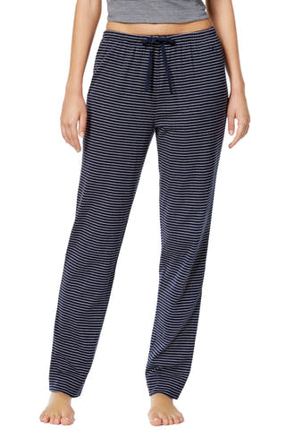 Nautica Navy-Stripe Knit Lounge Pant