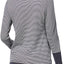 Nautica Navy Stripe/Snowflake Reversible Lounge Top