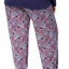 Nautica PLUS Navy/Paisley Stretch-Jersey Pajama Pant