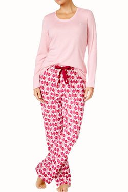 Nautica Pink Ornaments Pajama 2-Piece Set thumbnail 1
