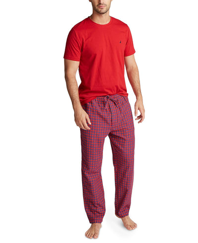 Nautica Plaid Pajama Set Nautica Red