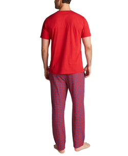 Nautica Plaid Pajama Set Nautica Red thumbnail 3