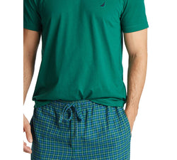 Nautica Plaid Pajama Set Spruce thumbnail 3