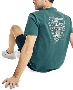 Nautica Pocket-graphic Shirt Deep Atlantic thumbnail 2