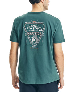 Nautica Pocket-graphic Shirt Deep Atlantic thumbnail 4