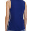 Nautica Royal-Blue Side-Striped Lounge Tank