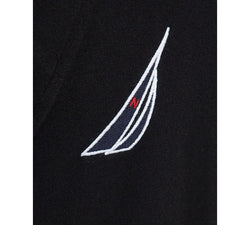 Nautica Shawl-collar Robe Black thumbnail 3