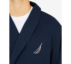 Nautica Shawl-collar Robe Marine Navy thumbnail 3