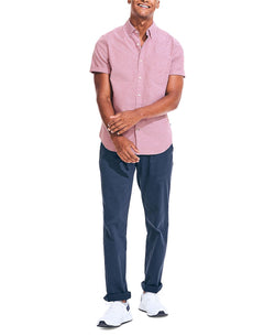 Nautica Short-sleeve Oxford Shirt Deep Crimson thumbnail 2