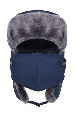 Navy Unisex Trooper Trapper Hat/Mask thumbnail 1