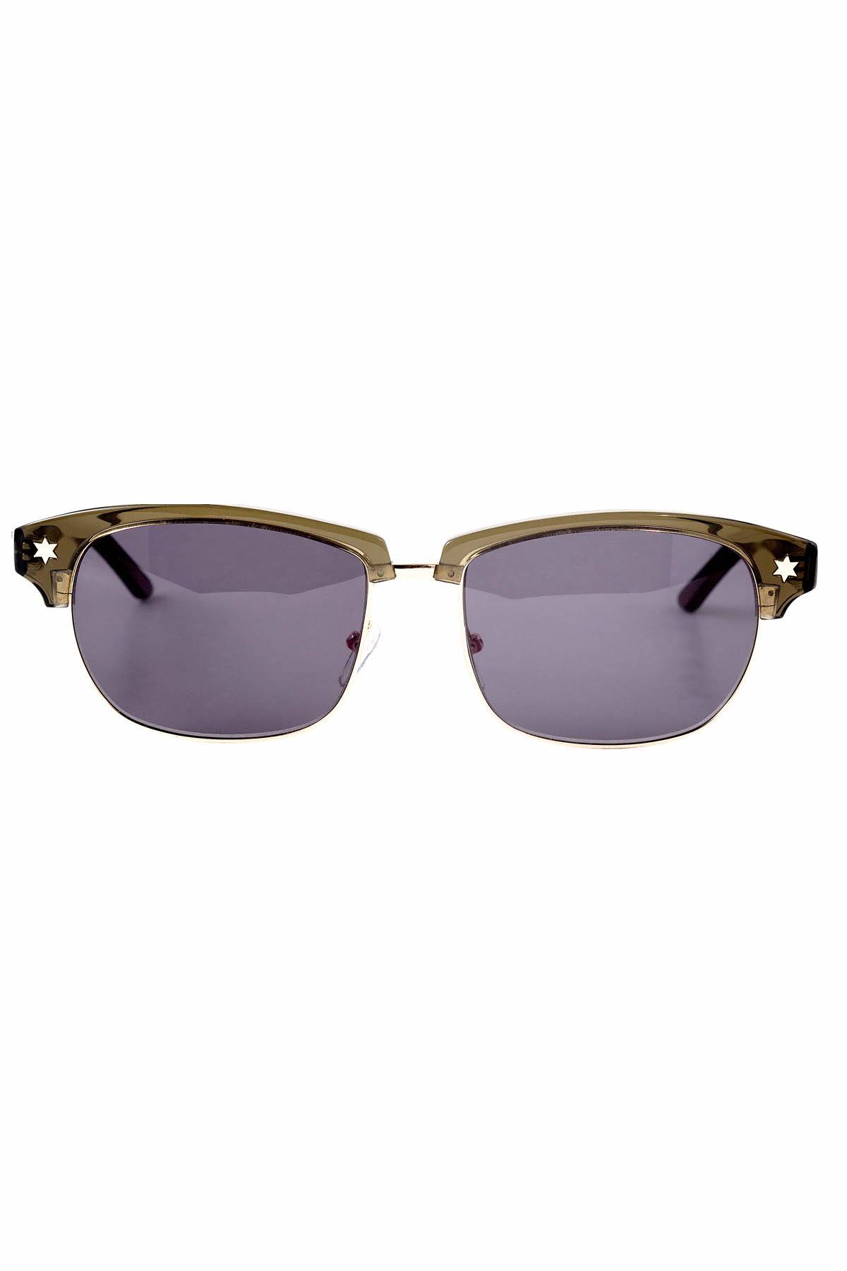 Neo-Ne Olive Green U+2721 Sunglasses
