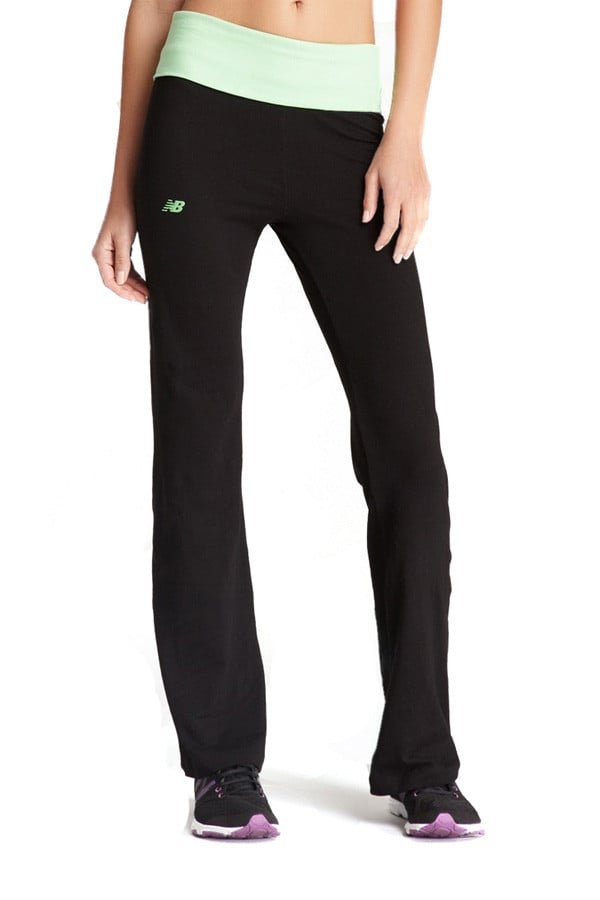 New Balance Green Gecko Fold Over Work Out Pant